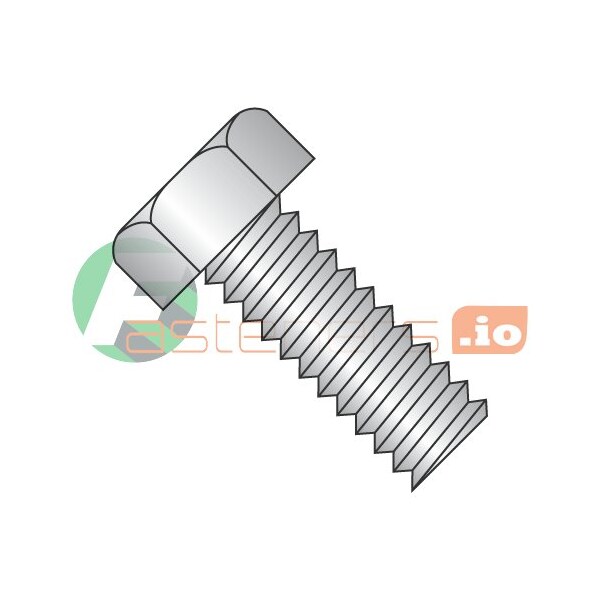 Newport Fasteners #6-32 x 1/2 in Slotted Hex Machine Screw, Plain 18-8 Stainless Steel, 5000 PK 818312 - main